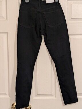 RE DONE Originals Ankle Crop Button Fly Jeans NWOT